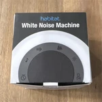 Habitat White Noise Machine Sound Therapy, Gray, Power Adapter Open. Price: $24.49.