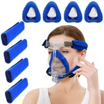 4 Pack Cpap Mask Liners + Strap Covers One Size Compatible Blue New. Price: $22.90.