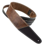 Henry Heller 2.5" Wide Two-tone Leather Adjustable Guitar Strap #HP25TT-01 New. Price: $59.95.