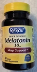 Rexall Sundown Melatonin 10MG Quick Dissolve Tablets 30CT New Exp 08/26. Price: $7.99.