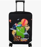 Explore Land Luggage Cover Suitcase Protector Travel Print Size M Pre-owned. Price: $10.00.