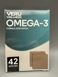 Veru Wellness OMEGA-3 Daily Patch Self Adhesive Formulated 42 Count New. Price: $10.99.