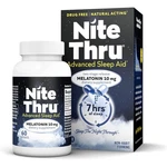 Nite Thru Advanced Sleep Aid Melatonin Dietary 1 Count (pack Of 60) New. Price: $17.58.