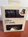 Kitsch Satin Pillow Eye Mask Charcoal Sleep Black Beauty Rest Travel New. Price: $11.17.