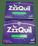Read Vicks Zzzquil Nighttime Sleep Aid, Non-habit Forming 24 Ct 2CNT New. Price: $16.99.