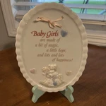 Baby Girls Nursery Decor Wall Plaque Lullaby Lane Summit Collection Vintage Unspecified. Price: $39.99.