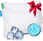 Sleep Cooling Pillow Adjustable Deluxe Gel Washable Removable Cover New. Price: $58.99.