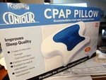 New Contour Cpap Pillow Memory Foam Cooling Gel Box. Price: $39.95.