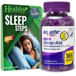Equate Sleep-aid Diphenhydramine Hci 25 Mg 365 Caplets Count (pack Of 1) New. Price: $48.68.