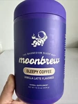 Moonbrew Sleepy Coffee Vanilla Latte Flavor Magnesium Aid 15.12 Oz New. Price: $30.00.