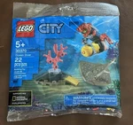New Lego City 30370 Ocean Diver With Manta Ray Sealed Poly Bag. Price: $10.20.