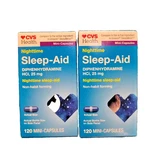 2X Cvs Aid Nighttime Sleepminis Diphenhydramine 25MG 120 Capsules 240 New. Price: $14.97.
