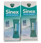 Vicks Sinex Saline Packets 60 Each (lot Of 2) Exp 2027 New Factory Sealed. Price: $22.45.