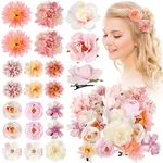 Bbto 21 Pcs Flower Hair Rose Clips Barrettes For Women Accessor New. Price: $34.99.