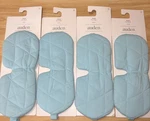Lot Of 4 Auden Jersey Eye Mask Quilted Blue Polyester Spandex One Size New. Price: $14.00.