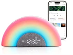 Momcozy Baby Sound Machine & Rainbow Night Light App Control Sunrise Alarm Open. Price: $44.99.