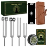 Tuning Forks Healing Set (128HZ, 136.1HZ, 256HZ, 512HZ) Sound Therapy Tun... New. Price: $20.54.