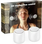 2-PACK Sync Stereo, Paussion Playback Function Sets, White New. Price: $21.82.