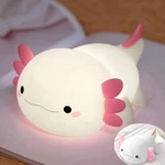 Night Light For Kids, Cute Squishy Rechargeable Axolotls Lamp, Unique Wh New. Price: $31.14.