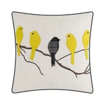 Jwh White Yellow Birds Pillow Covers Decorative Throw Applique Accent ... New. Price: $31.64.
