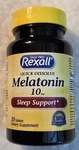 Rexall Sundown Melatonin 10MG Quick Dissolve Tablets 30CT New Exp 07/26. Price: $7.99.
