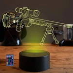 HPBN8 Ltd Optical Illusion 3D Gun Sniper Rifle Night Light Usb Powered Touch Swi New. Price: $26.74.
