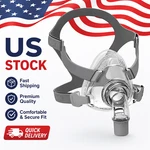 Full Face Cpap Mask, Includes Headgear, Cushion, Frame And Sliver New. Price: $55.60.