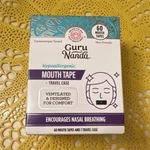 Guru Nanda Hypoallergenic Mouth Tape, 60 Pack, Skin Friendly, Travel Case New. Price: $12.99.