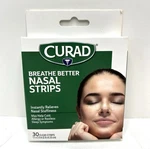 Curad Breathe Better Nasal Clear Strips 30 Ct - New In Box. Price: $10.99.
