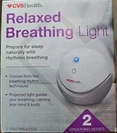 Cvs Health Relaxed Breathing Light Rythmic For Natural Sleep 2 Modes New. Price: $14.25.