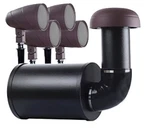Vista SBV-10-4 Sound Kit 4X Speakers, Ground Mounts, 1X Subwoofer New. Price: $865.00.