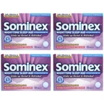 4 Pack Sominex Nighttime Sleep Aid Original Formula 72 Count Each New. Price: $31.42.