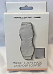 Travelsmart Conair Weighted Eye Mask Lavender Scented W/ Pouch New. Price: $9.99.