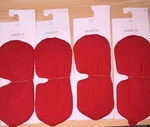 Auden Jersey Eye Mask Quilted Red Polyester Spandex One Size New. Price: $14.00.