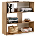 Concave Bookshelf 3-SHELF Open Bookcase With Anti-toppling Device For Living Roo New. Price: $125.47.