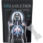 Airevolution Nasal Strips For Snoring Clear - 30 Count (pack Of 1), New. Price: $14.90.