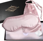 Satavi Naturals Mulberry Silk Sleep Eye Mask W/ear Plugs, Luxury Bag- Pink New. Price: $24.99.