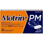 Motrin Pm Pain Reliever Nighttime Sleep Aid 80 Coated Tablets New. Price: $16.95.