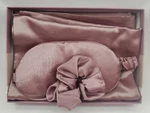 Summer & Rose Sleep Well Essentials Pink Satin 3PC Set Pillowcase Mask Scrunchie New. Price: $19.99.