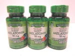 Natures Truth 5 Mg Fast Dissolve Berry Melatonin Tablets 60CT 08/2026 - Lot Of 3 New. Price: $16.10.