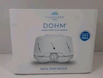Marpac Dohm Elite Natural Noise Sound Machine Dual Speed White, New Box. Price: $34.99.