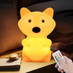 Xinjinhju Large Fox Night Light For Kids, Animal Bedside Lamp, Color-changing Le New. Price: $32.98.