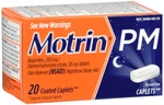 Motrin Pm Pain Reliever Caplets 20 Counts New. Price: $15.24.