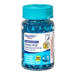 Equate Sleep Aid 50MG Diphenhydramine Nighttime 100 Softgels Fast New. Price: $18.99.