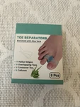 Toe Separators - 8 Pack Brand New In Box. Price: $6.99.