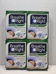 (4) Breathe Right Nasal Strips Extra Clear Sensitive Skin 10 Ech Exp 5/27- 8/27 New. Price: $16.95.