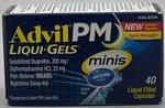 Advil Pm Gels Minis 200MG 40 Liquid Filled Capsules Exp 8/27 Sealed New. Price: $16.95.