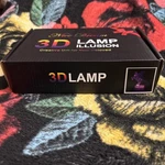 3D Lamp Illusion Nice Dreams Unicorn Night Light With Cord, Remote, And Box Open. Price: $15.00.
