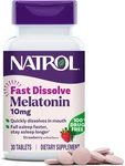 Melatonin 10MG Fast Dissolve Tablets - Strawberry Flavor, 30 Count, Sleep Suppor New. Price: $21.99.
