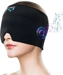 Wireless Migraine Relief Cap With Bluetooth Headphones, Sleep Ice... New. Price: $44.77.